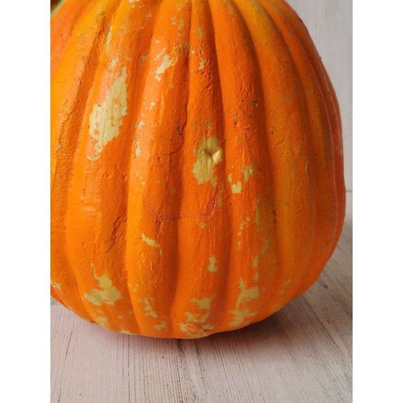 Vintage Matrix 1996 face foam lighted pumpkin Halloween decor - Picture 8 of 14